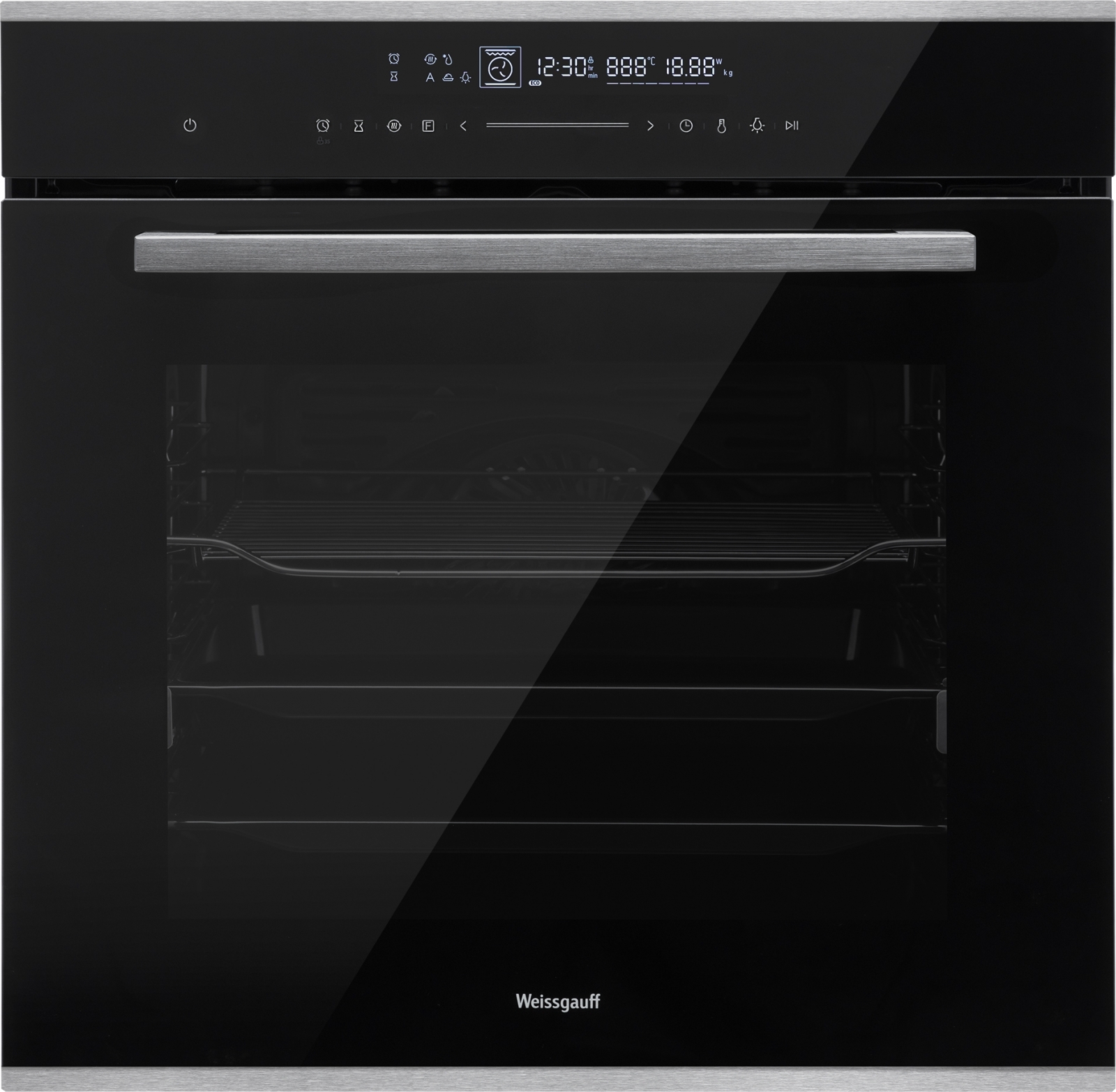 Духовой шкаф Weissgauff EOM 791 SDBSX, встраиваемый