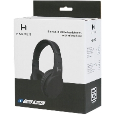 Беспроводные/проводные наушники Harper HB-210 черный, накладные, Bluetooth + проводной, складная конструкция, до 5 ч