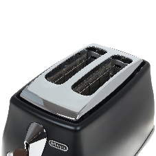 Тостер DeLonghi CTOV2103.BK черный, 900 Вт, 2 слота