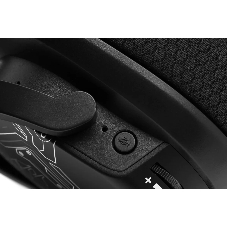 Гарнитура Bloody GR370 черный, беспроводная + проводная, Bluetooth, до 45 ч, подсветка