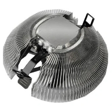 Кулер для процессора PCCooler E80 (65W, 3-pin, 42mm, Al/Cu, -mm, 1x80мм, 29.61CFM, 22dBA, 2000RPM, S: 1851/1700/1200/115X, AM5/AM4, silver, black)