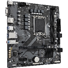 Материнская плата Gigabyte B760M E, LGA 1700, Intel B760, 2xDDR5, 4xSATA, 2xM.2, 1xPCIe 4.0 x16, 1xPCIe x1, 1xVGA, 1xHDMI, 1xDP, 1x1Gb LAN, 4xUSB-A 5Gbps, 2xUSB-A 2.0, 3x3.5 мм, 7.1, mATX