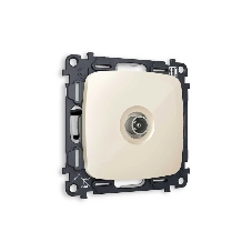 Комплект механизма TV розетки проходной OMEGA Бежевый глянец 5-1000 MHz 4dB QUANT (OP3130, VM211) MO313030 Комплект механизма TV розетки проходной OMEGA Бежевый глянец 5-1000 MHz 4dB QUANT (OP3130, VM211) MO313030