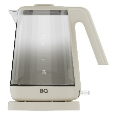 Электрочайник BQ KT1000G теплый серый, 1.7 л, 2200 Вт, скрытый нагревательный элемент
