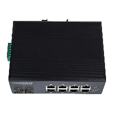 Коммутатор OSNOVO SW-60802/IC, 8×100 Мбит/с PoE + 2×1 Гбит/с SFP, неуправляемый