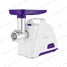 Мясорубка Kitfort КТ-2112-1 1300 Вт, белый/синий