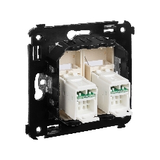 Розетка компьютерная DKC Avanti 4405464 RJ-45 двойная, категория 5e 