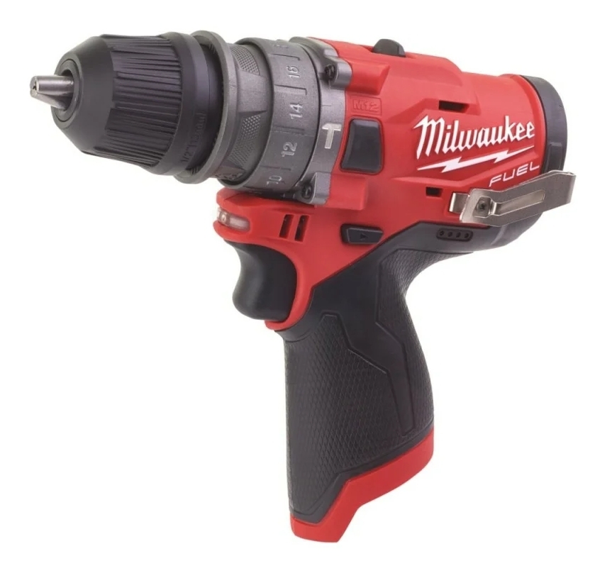 Дрель-шуруповерт Milwaukee M12 FPDXKIT-202, 12 В, 2 Ач, 37 Нм, бесщеточный, ударный