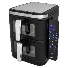 Аэрогриль JVC JK-MB105 черный, 3400 Вт, 12 л, сенсор, 10 программ
