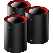 Wi-Fi Mesh-система/AX3000 Wi-Fi 6 Mesh 2.5G Solution 3-Pack, Dual-Band, Chipset MT7981BA+MT7976CN+RTL8221B, 802.11ax/ac/a/b/g/n, 2402Mbps at 5GHz + 574Mbps at 2.4GHz, 2.5G WAN+GE LAN, 5 internal antennas, MU-MIMO, DDNS, Zerotier/Wireguard/OpenVPN/IPSec/L2TP/PPTP VPN, DNS over Cloudflare/Google/Quad9, IPv6, Seamless Roaming, WPA3, TR069/TR098/TR111/TR181,easyMesh R3 Optional, Ver 2.0, Cudy Mesh, Cudy APP