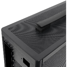Компьютерный корпус без блока питания HSPD M210, Mesh Mid Tower, черный, 0.7 SPCC, 1x90мм mATX, mITX 140/280/150мм 1x2.5