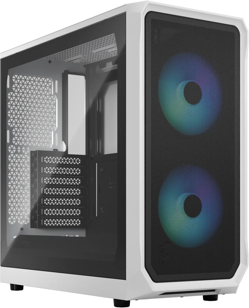 Корпус Fractal Design Focus 2 RGB White TG Clear Tint/FD-C-FOC2A-04