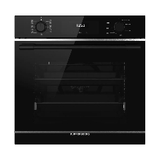 Духовой шкаф Kuppersberg HO 622 BX, High-Tech, 78 л, комбинированное управление, дисплей, таймер, 11 режимов, макс. температура 300 градусов, гриль, телескопические направляющие (на 1 уровень), энергоэффективность А, цвет черный, цвет фурнитуры черный/нержавеющая сталь