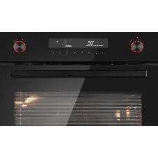 Духовой шкаф электрический Weissgauff EOM 741 PDB Black Edition черный