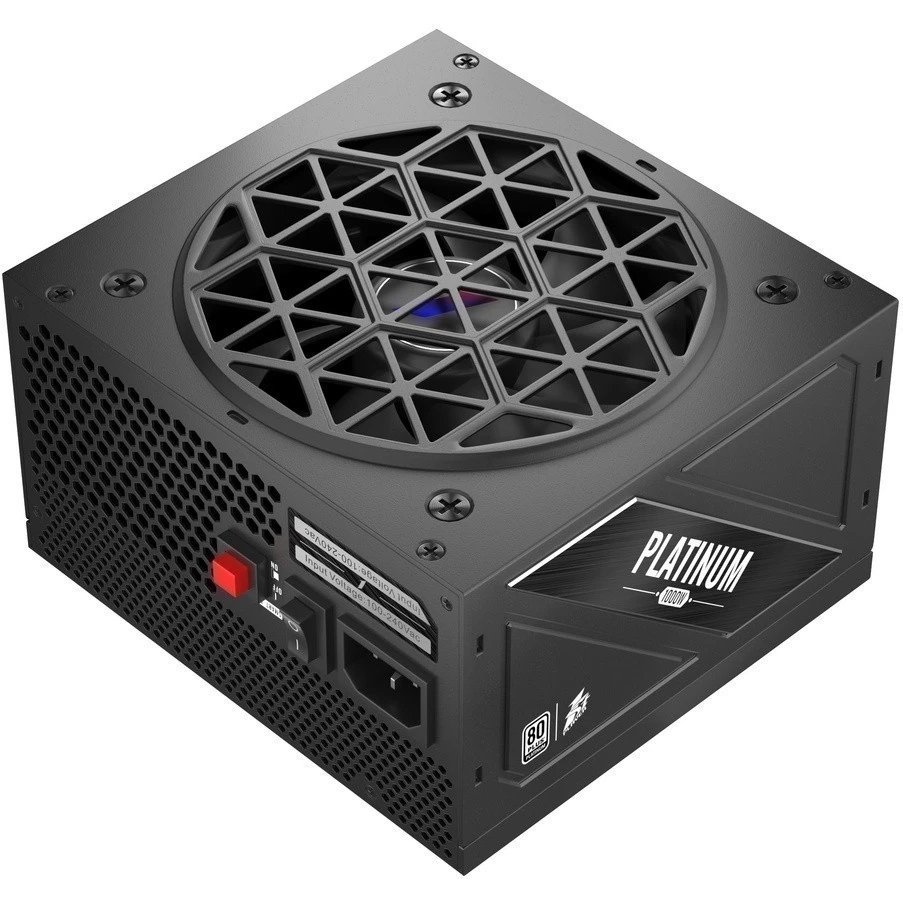 Блок питания 1STPLAYER NGDP Platinum (HA-1000BA3-BK), 1000Вт, 80 PLUS Platinum, 120мм, модульный, черный