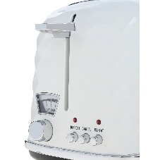 Тостер DeLonghi CTJ 2103 W белый, 900 Вт, 2 слота