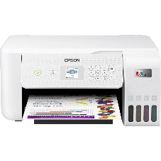 МФУ струйный Epson EcoTank L3266 (C11CJ66416) белый, A4, ч/б печ. 10 стр/мин., цв. печ. 5 стр/мин., 5760x1440 DPI, USB, Wi-Fi