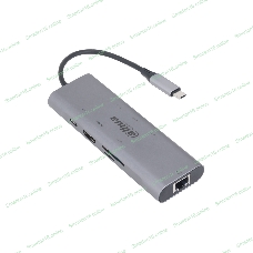 USB-концентратор Dahua TC38, USB Type-C, USB 3.0 + HDMI + RJ45 + SD/TF + PD Docking Station, USB