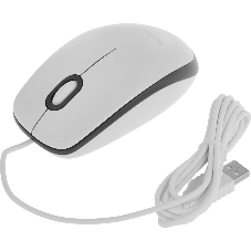 Мышь проводная Logitech M100 белый, 1000 dpi, USB, кнопки - 3