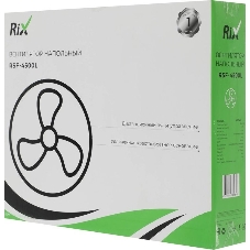 Вентилятор Rix RSF-4500L белый, напольный, 45 Вт, 3 скорости, 36 см