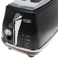 Тостер DeLonghi CTOV2103.BK черный, 900 Вт, 2 слота
