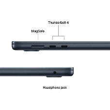 Ноутбук Apple Macbook Air 15 - M4/10C-10C/16Gb/512Gb/Midnight MW1M3LL/A