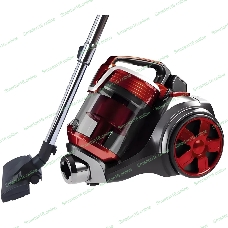 Пылесос Kelli KL-8024 красный, 450/2600 Вт, уборка сухая, пылесборник контейнер 3.5 л