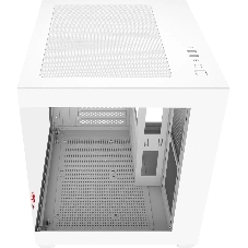 Компьютерный корпус Bloody CC-121 белый без БП mATX 7x120мм 1xUSB2.0 1xUSB3.0 audio