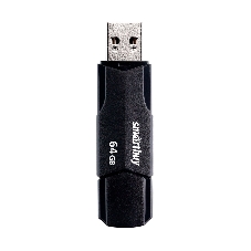Флешка USB Smartbuy CLUE black (SB64GBCLU-K), 64Gb, USB 2.0, R/W 30/15, черный