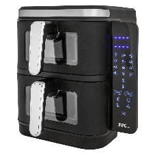 Аэрогриль JVC JK-MB105 черный, 3400 Вт, 12 л, сенсор, 10 программ