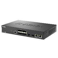 Коммутатор D-Link DGS-1210-10XS/ME/C1A, 8×1 Гбит/с SFP + 2×10 Гбит/с Combo, управляемый