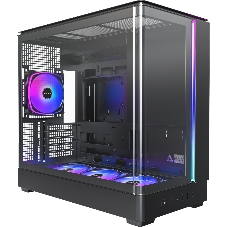 Корпус Montech King Pro 15, Mini-Tower, чёрный, 4 x 120 мм