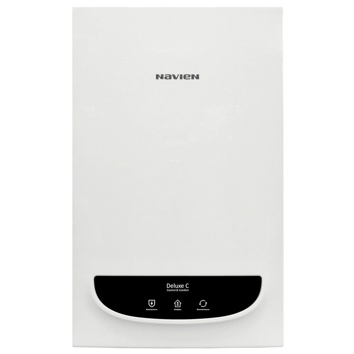 Котел газовый Navien Deluxe C Plus Coaxial 24K, 2-ух контр, коаксиал., закрытая камера сгорания
