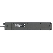 Бытовой удлинитель PowerCube, 4 р с/з вык.,3USB, 3500 Вт, 16А, 1.9 м, 3x1,0 черный PC-7B-2M