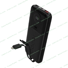 Портативный аккумулятор MORE CHOICE (4620202552792) PB35-10 10000mAh 2USB+1Type-C 3.0A 22.5W+PD20W+QC3.0, черный