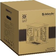 Компьютерный корпус Defender NovaCube белый, mATX, USB3.0, w/o fans