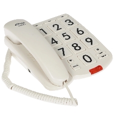 Телефон проводной Ritmix RT-520 слоновая кость
