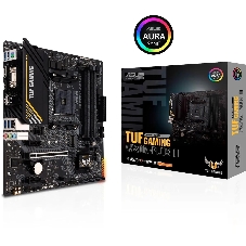 Материнская плата ASUS TUF GAMING A520M-PLUS II, AM4, AMD A520, 4xDDR4, 4xSATA, 1xM.2, 1xPCI-E 3.0 x16, 2xPCI-E x1, 1xHDMI, 1xDP, 1xVGA, 1x 1Gb LAN, 4xUSB 3.2 Gen 1, 2xUSB 2.0, 3x3.5 мм, 7.1, Micro-ATX