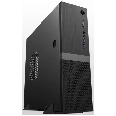 Компьютерный корпус Foxline FL-211-TFX300S с блоком питания 300Вт, mATX case, black, w/PSU TFX 300W, w/2xUSB2.0+2xUSB3.0, w/pwr cord, w/8cm FAN