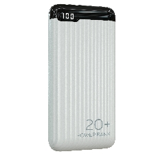 Портативный аккумулятор More choice (4620202550514) PB19-20 2USB 2.1A - 20000mAh белый