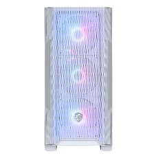 Корпус MSI MAG FORGE M100R, Mini-Tower, белый, 4 x 120 мм