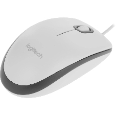 Мышь проводная Logitech M100 белый, 1000 dpi, USB, кнопки - 3