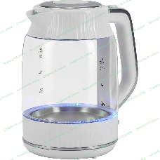 Чайник электрический Vitek VT-WK1059 1.7л. 2200Вт белый корпус: стекло/пластик
