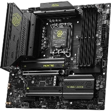 Материнская плата MSI MAG B860M MORTAR WIFI, LGA 1851, Intel B860, 4xDDR5 (до 256 ГБ), 4xSATA, 3xM.2 (1xPCIe 5.0, 2xPCIe 4.0), 1xPCIe 5.0 x16, 1xPCIe 4.0 x4, 1xHDMI, 1xDP, 1x5Gb LAN, Wi-Fi 7, Bluetooth 5.4, 1xUSB-C 40Gbps (Thunderbolt 4), 1xUSB-C 10Gbps, 3xUSB-A 10Gbps, 4xUSB-A 2.0, 3x3.5 мм + S/PDIF оптический, 7.1, чёрный, mATX