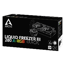 Жидкостная система охлаждения Arctic Liquid Freezer III 280 A-RGB черный, 140 мм, алюминий, 2800 об/мин, 30 дБ, 4 pin, 320 Вт