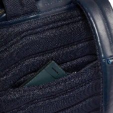 Рюкзак для ноутбука Piquadro Blue Square CA6592B2BM/BLU2, кожа, темно-синий