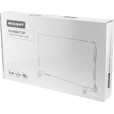 Конвектор электрический Rexant 60-0097, белый, 1500 Вт, 20 м2, механический термостат