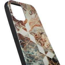 Чехол (клип-кейс) Gresso Meridian, для iPhone 13, золотистый/синий gr17aaae8888