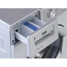 Стиральная машина Beko WRS 55P1 BSS серебристый, загрузка фронтальная 5 кг, 1000 об/мин., класс: А