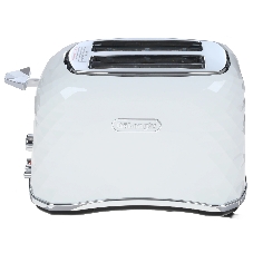 Тостер DeLonghi CTJ 2103 W белый, 900 Вт, 2 слота